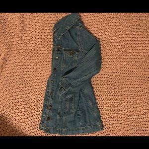 Oversized jean jacket